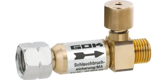 Schlauchbruchsicherung manuell