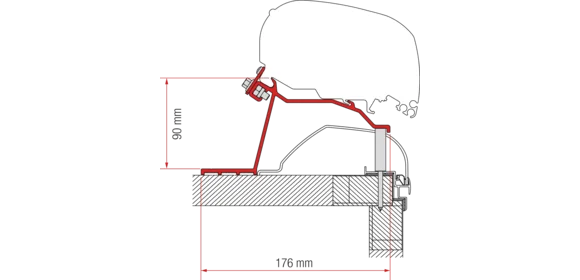 Adapter-Kit F80-F65 Hobby Caravan ab 14