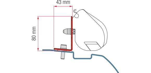 Adapter F35 Kit NissanNV200