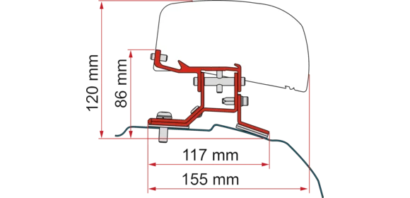 Adapter F40 Kit Ford Custom L1
