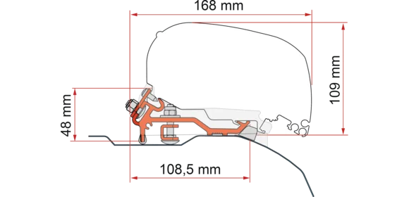 Kit Ducato Low Profile H2-L2/L3 schwarz