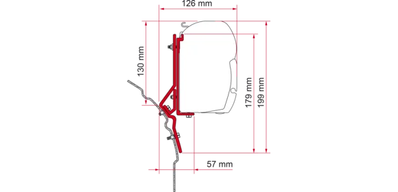 Adapter Kit VW T4 - Lift Roof