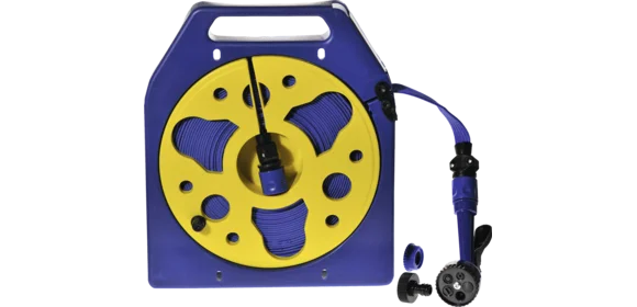 Schlauchtrommel blau