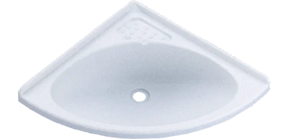 Eckwaschbecken mini oval