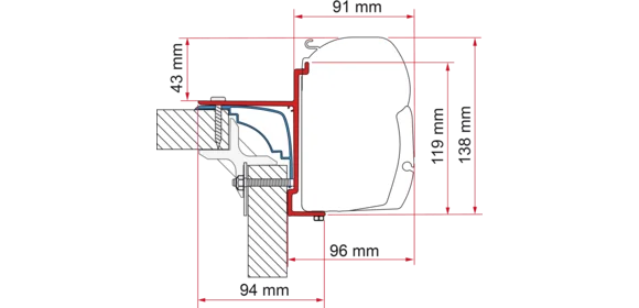 Adapter Laika Ecovip bis 07-Bürstner