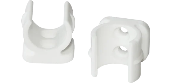 Ersatzclips weiß für Klapptoilette