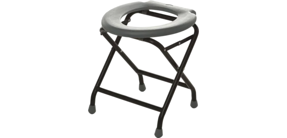 Klapptoilette grau