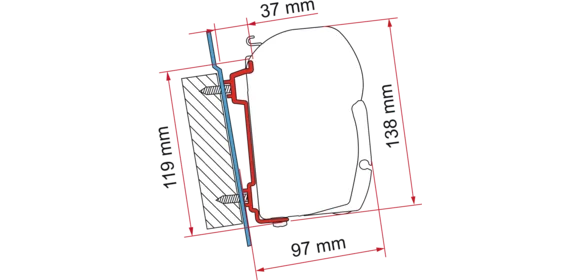 Adapter Ford Transit High Roof