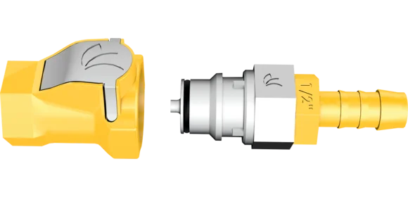 Push-and-Connect Ventiladapter
