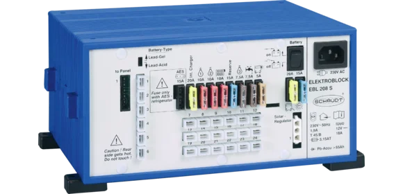 Elektroblock EBL 208 mit Kontrolltafel