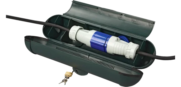 Kabelsafe für CEE-Stecker mit Schloss