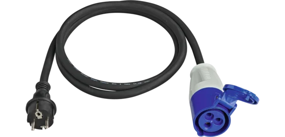 Adapterkabel Schuko m./CEE weibl.150 cm
