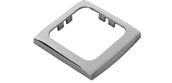 Einfachrahmen SOFTLINE chrom
