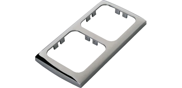 Zweifachrahmen SOFTLINE chrom