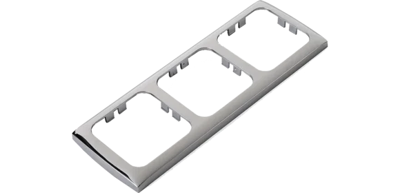 Dreifachrahmen SOFTLINE chrom