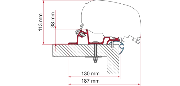 Adapter F80-F65 Kit Caravan Standard