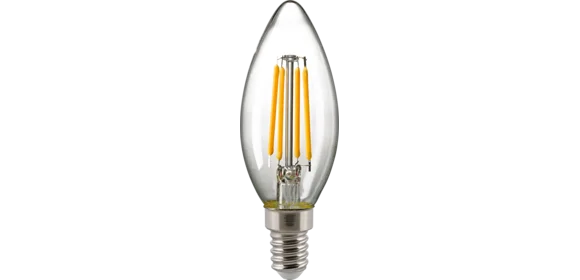 2,5W Kerze Filament klar E14
