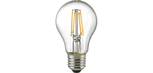 4,5W Normale Filament klar E27 470lm