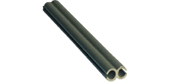 Kederschiene grau, 250 cm