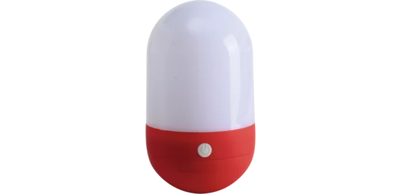 LED-Lampe TUMBLER weiß-rot