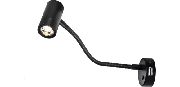 LED-Spot Mini Tube D4 flex satin-schwarz