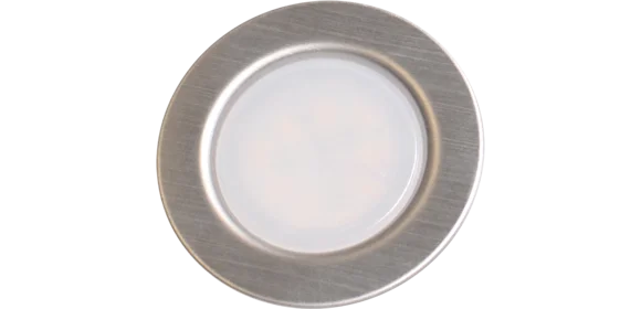 LED-Einbauspot Vega 48 brushed steel