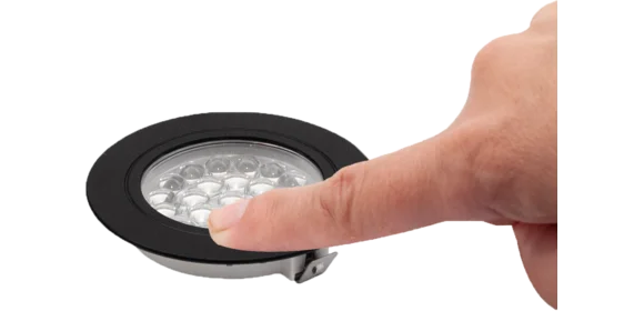 Mini Touch LED Downlight CORVUS schwarz