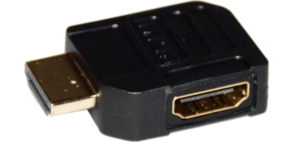 HDMI-Adapter 90 Grad links