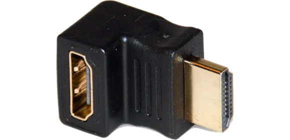 HDMI-Adapter 90 Grad oben