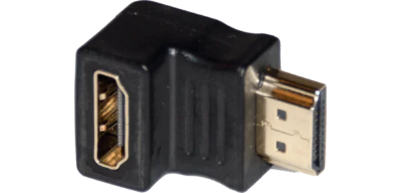 HDMI-Adapter 90 Grad unten