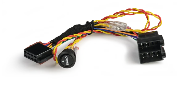 Radioschalter ISO RS2608 mit Kabelsatz