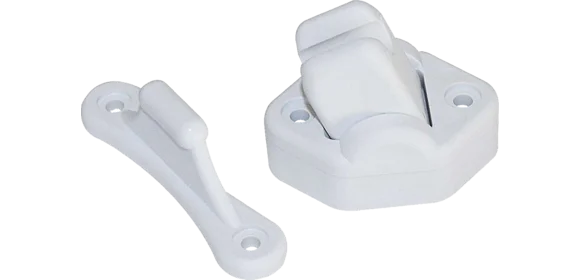 Türfeststeller beweglich 3 mm weiß