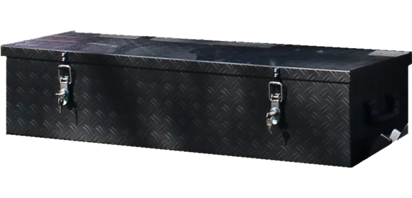 Alu-Gepäckbox schwarz,1050x325x240mm