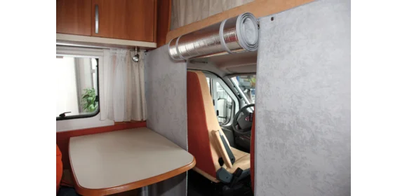 Thermo-Trennvorhang Alkoven-RM hellbeige