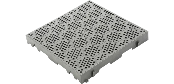 Kunststoff-Rost DECK-FIT grau