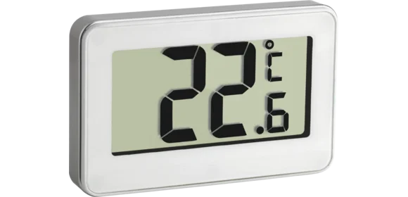 Digitales Thermometer weiß