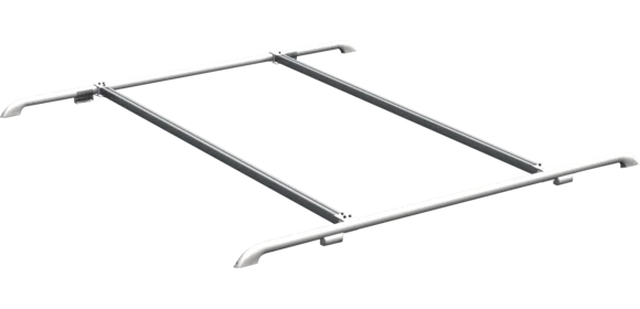 Dachreling grau (2 Stück)