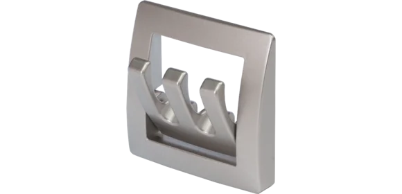 Garderoben-Haken 3-fach silber