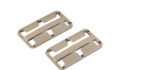 Rotweinglashalter 2-er Set, beigegrau