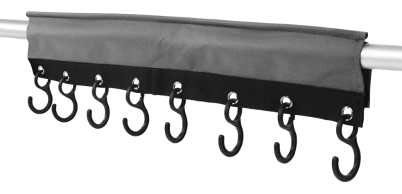 Hakenleiste mit Keder und Klettband