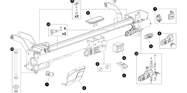 COVER BEAM LH