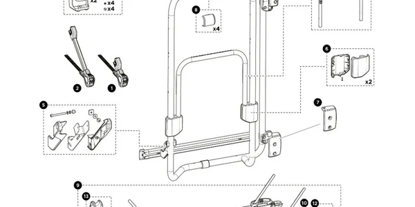 VELOTRACK BOTTOM MOUNTING COMPLETE