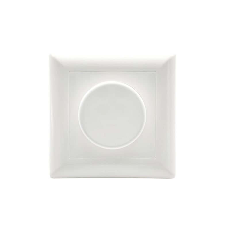 Offgridtec Smart LED Drehdimmer 0,5 - 100W Unterputz Tuya Alexa Dimmschalter für LED und Halogen 0,5 - 300W 230V weiß