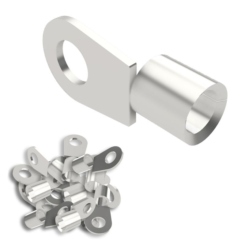 Offgridtec Quetschkabelschuh Verzinnt M10 0,5mm² - 1,5mm² 25 Stück DIN46234