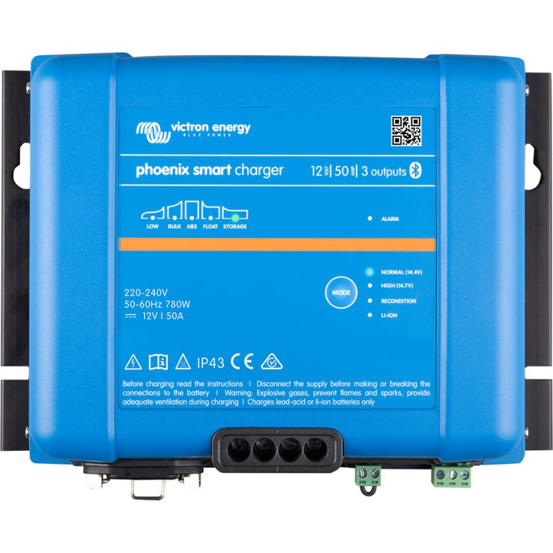 Victron Phoenix Smart IP43 Charger 12/50(3) 120-240V