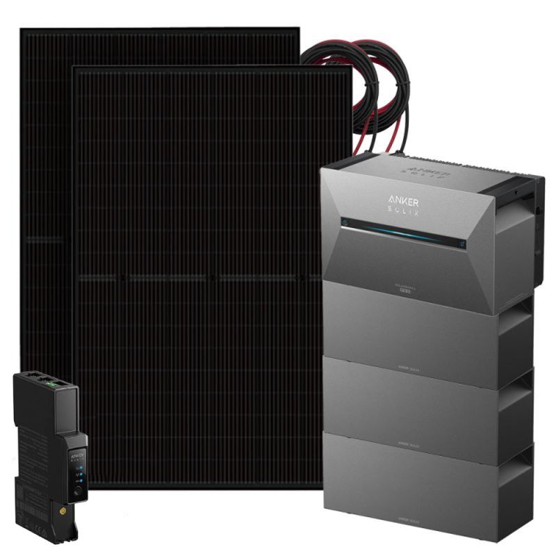 Anker 900W Solix 3 Balkonkraftwerk inkl. 5,38kWh Speicher E2700 BP2700 & Stromzähler