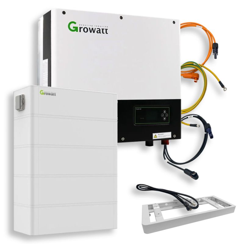 Growatt Nachrüstsatz 10,24kWh ARK SPH 6000TL3 BH-UP Hybrid-Inverter LiFePO4-Speicher