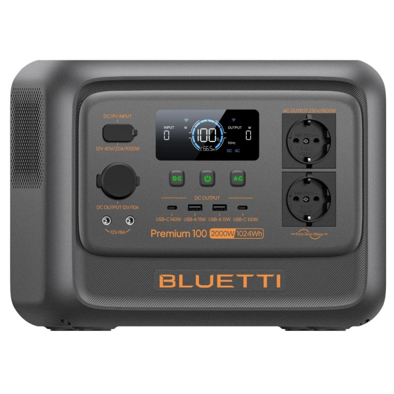 Bluetti Premium 100 V2 Mobile Powerstation 1024Wh 2000W USV-Funktion
