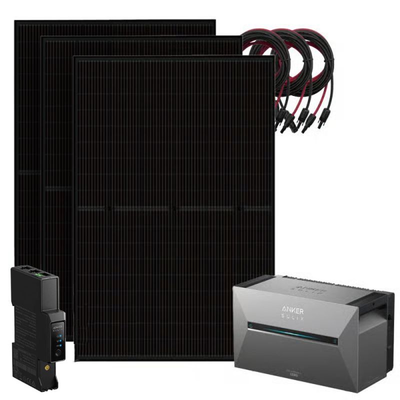 Anker 1350W Solix 3 Balkonkraftwerk inkl. 2,69kWh Speicher E2700 BP2700 & Stromzähler