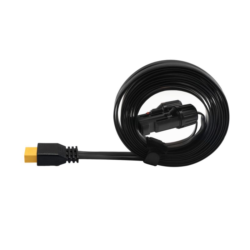 Offgridtec XT90 zu PV-Stecker 2,5m Flat Cable 4mm² Verbindungskabel (Super Flach)